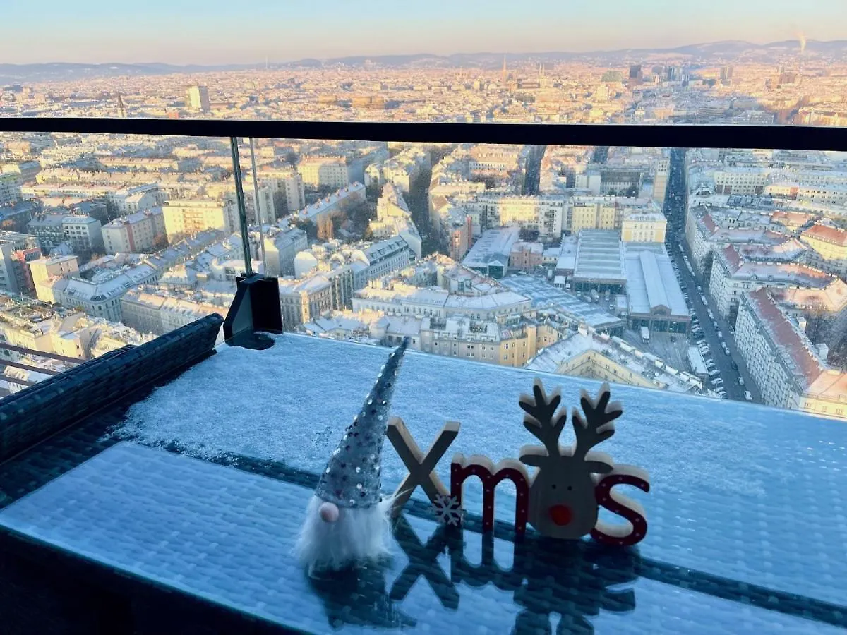 Triiiple Level 31 - Sonnenwohnen Apartment Mit Fantastischem Ausblick Und Parkplatz Vienna Austria